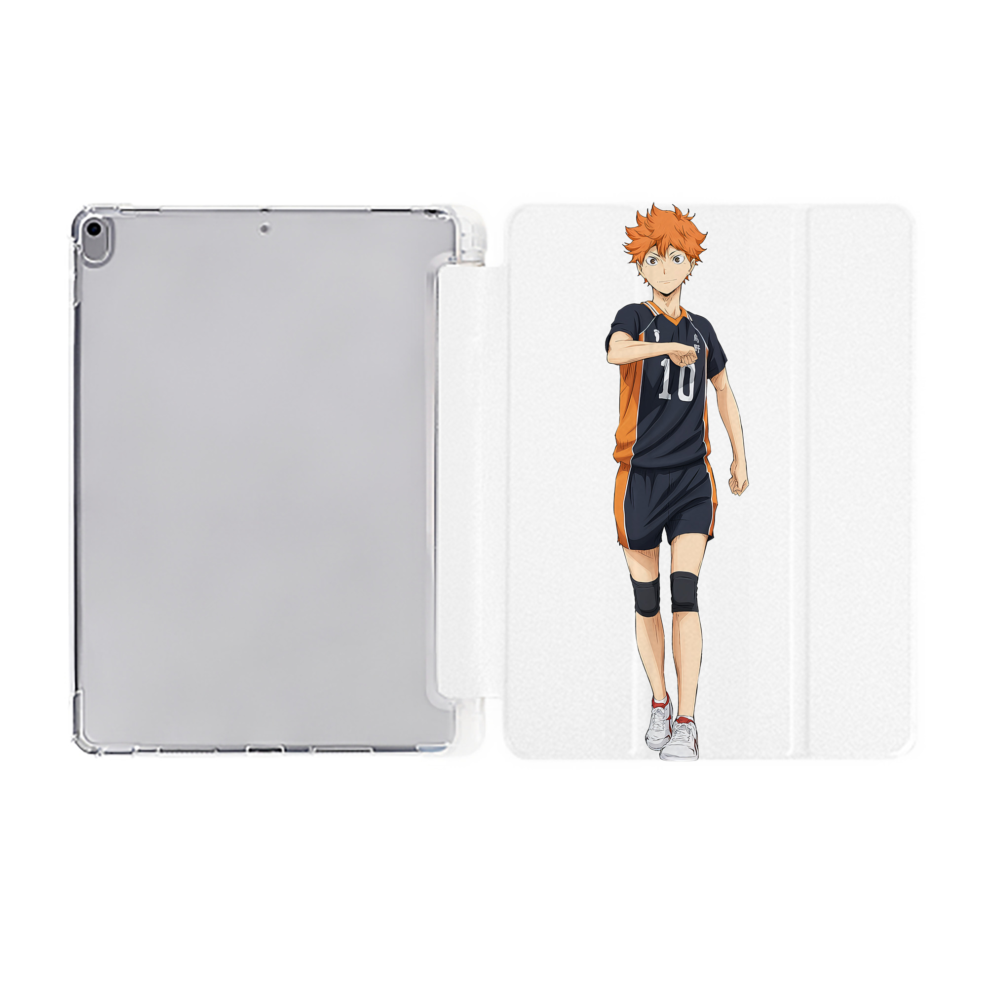 （画像用） ハイキュー!! Haikyu!! IPad ケース ペン収納付き 三つ折りスタンド PUレザー×シリコン 対応機種9.5/10.5/10.9インチ